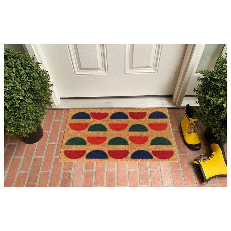 Giz Home Koko Paspası 33X55 Bej Renkli Yarımaylar