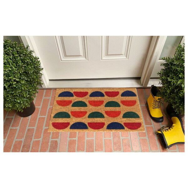 Giz Home Koko Paspası 33X55 Bej Renkli Yarımaylar