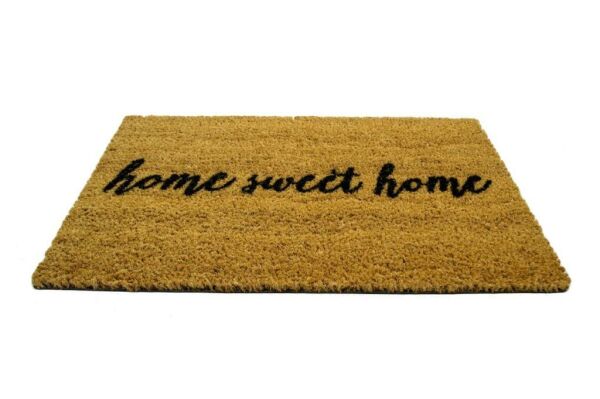 Giz Home Koko Kapı Paspası 33X55 Bej Home Sweet Home