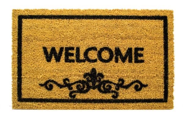 Giz Home Koko Kapı Paspası 33X55 Bej Welcome