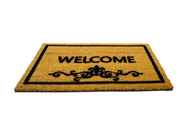 Giz Home Koko Kapı Paspası 33X55 Bej Welcome