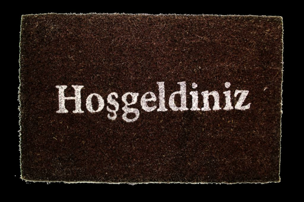 Giz Home Koko Kapı Paspası 40X60 Hoşgeldiniz Kahve