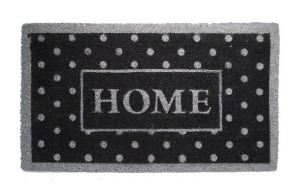 Giz Home Koko Kapı Paspası 40X70 Siyah Benekli Home