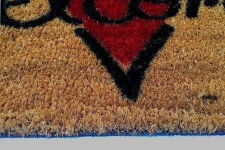 Giz Home Koko Kapı Paspası 40X70 Bej Welcome Kalp