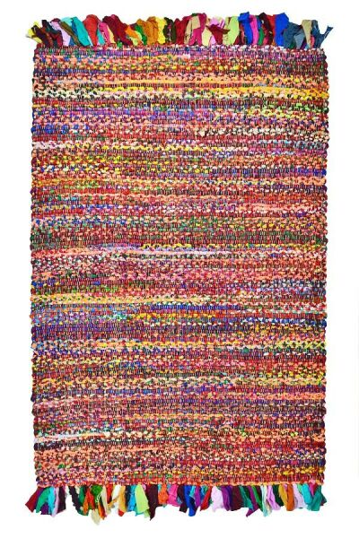 Giz Home Bolero Jüt Örgü Halı 120X180 D2-199 Dikdörtgen Püsküllü