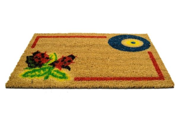 Giz Home Koko Kapı Paspası 40X70 Nazar Uğur Böcegı