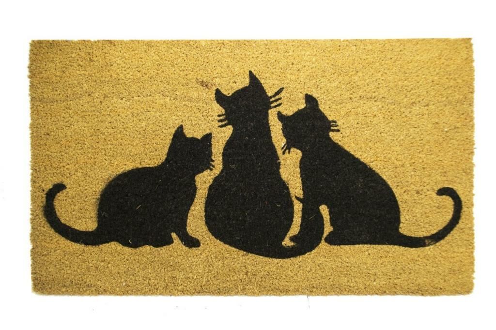 Giz Home Koko Kapı Paspası 40X70 Üç Kedi