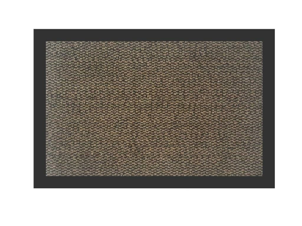 Giz Home Toz Kontrol Nem Alıcı Kapı Paspası 40X60 Siyah-Kahve Kırçıllı