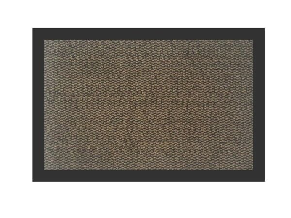 Giz Home Toz Kontrol Nem Alıcı Kapı Paspası 40X60 Siyah-Kahve Kırçıllı