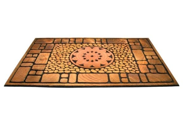 Giz Home Mozaik Kapı Paspası 45X75 Notre Dame