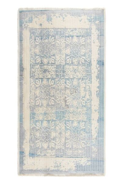 Giz Home Smart Pamuklu Halı Mavi 0103