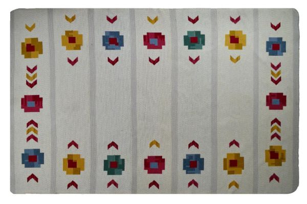 Giz Home Molly Çift Taraflı Kilim Ml13 Kırmızı Etnik Desen