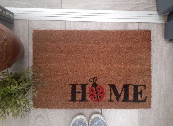 Giz Home Koko Kapı Paspası 40X60 Uğur Böceği Home