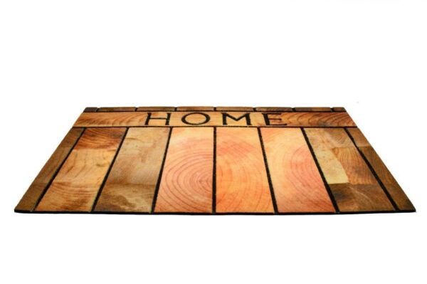 Giz Home Mozaik Kapı Paspası 45X75 Ahşap Home
