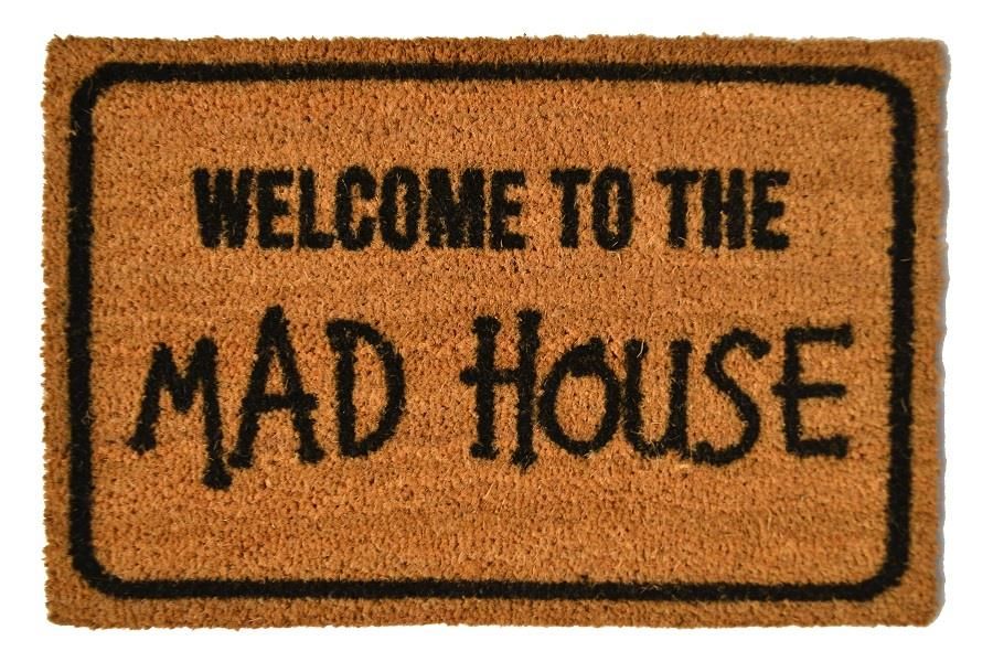 Giz Home Koko Kapı Paspası 40X60 Tek Çerçeveli Mad House