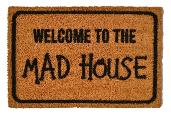Giz Home Koko Kapı Paspası 40X60 Tek Çerçeveli Mad House