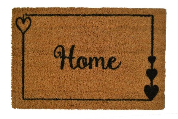 Giz Home Koko Kapı Paspası 40X60 Kalpli Home