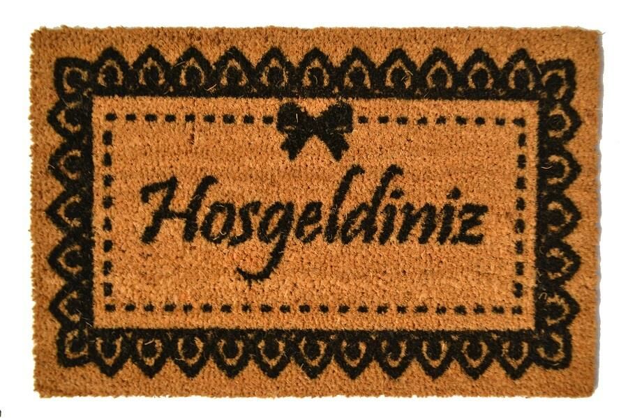 Giz Home Koko Kapı Paspası 40X60 Motifli Hoşgeldiniz