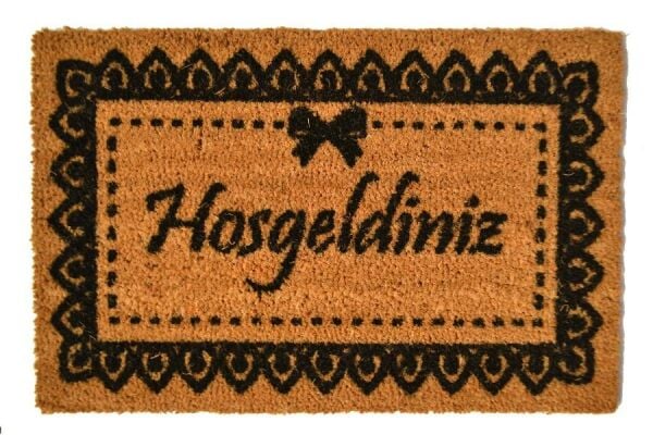 Giz Home Koko Kapı Paspası 40X60 Motifli Hoşgeldiniz