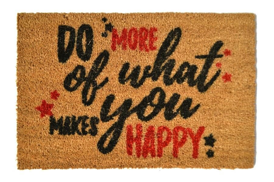 Giz Home Koko Kapı Paspası 40X60 Happy