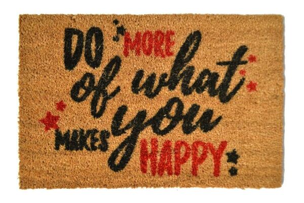 Giz Home Koko Kapı Paspası 40X60 Happy