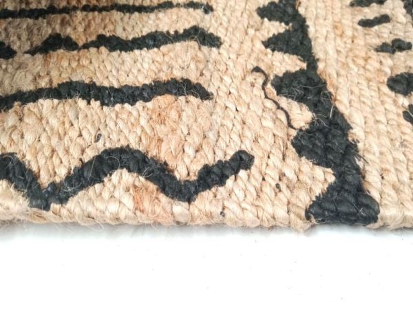 Giz Home Bolero Natural Jüt Halı X04-05 Black