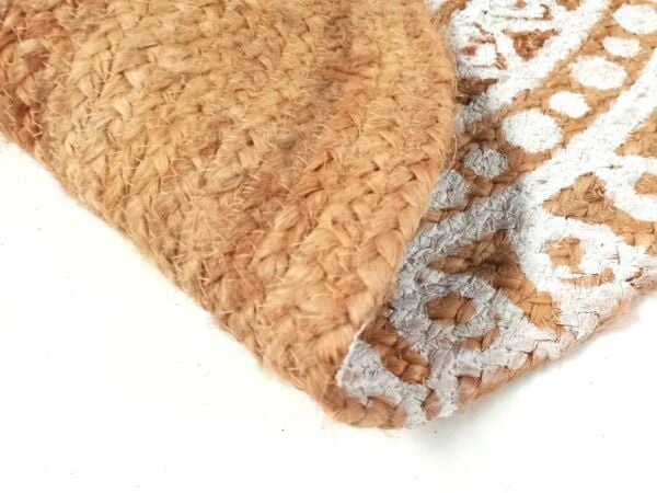 Giz Home Bolero Natural Jüt Halı P29-30 White