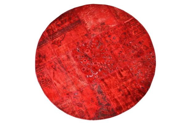 Giz Home Anadolu Patchwork El Örgüsü Halı 150X150