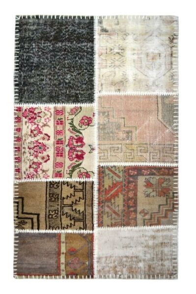 Giz Home Anadolu Patchwork El Örgüsü Halı 80X150