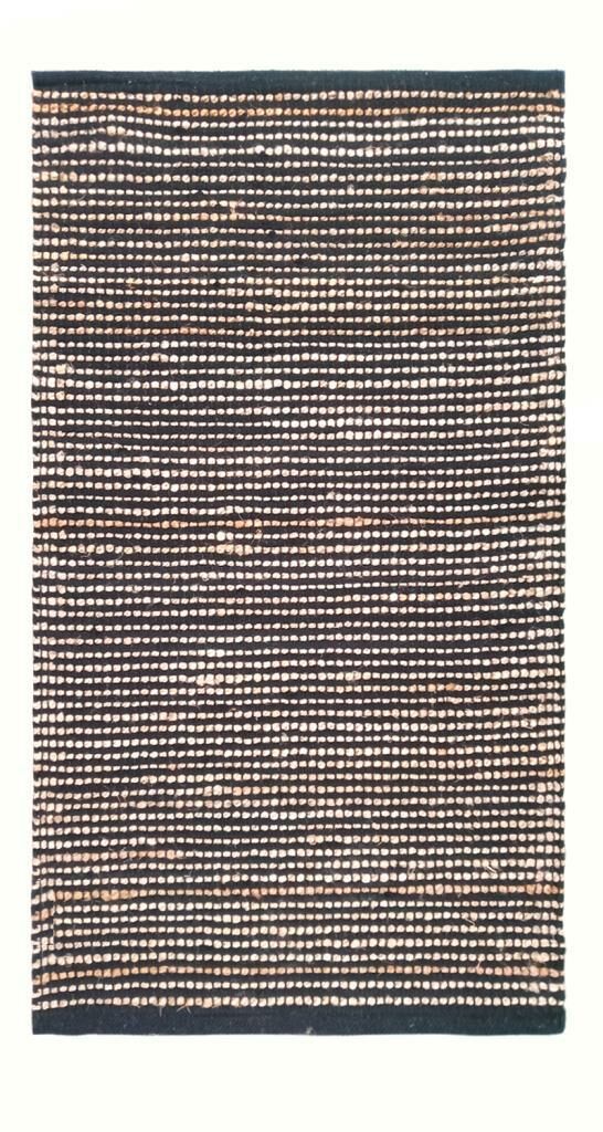Giz Home Etna Natural Jüt Halı  ET101-102 Black