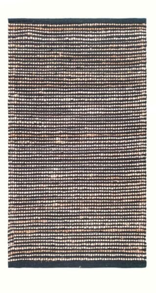 Giz Home Etna Natural Jüt Halı  ET101-102 Black