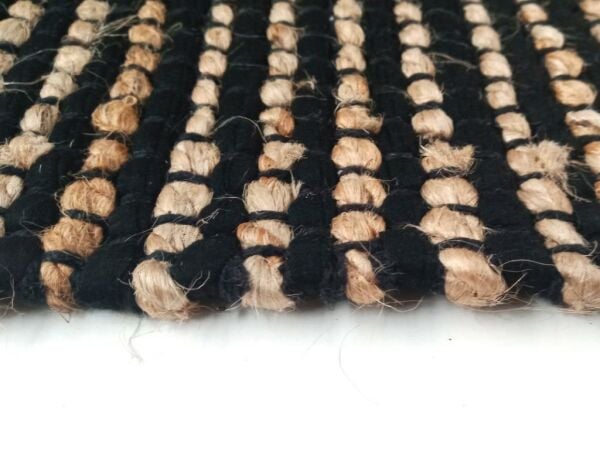 Giz Home Etna Natural Jüt Halı  ET101-102 Black