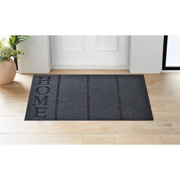 Giz Home Parga Kapı Paspası 40X75 Mavi Çizgili