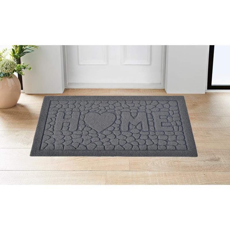Giz Home Parga Kapı Paspası 40X75 Mavi Taş Home