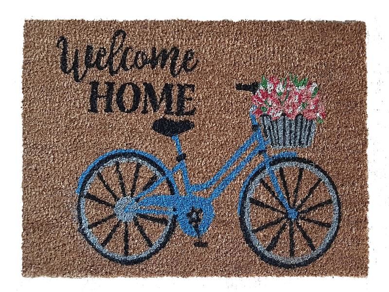 Giz Home Koko Kapı Paspası 40X60 Welcome Bisiklet