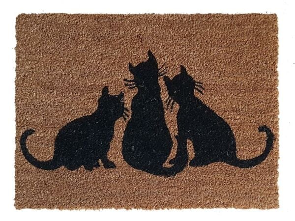 Giz Home Koko Kapı Paspası 40X60 Üç Kedi