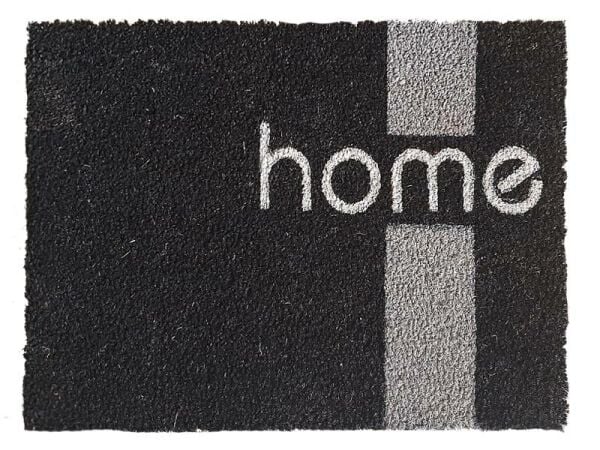 Giz Home Koko Kapı Paspası 40X60 Siyah Home Bordür