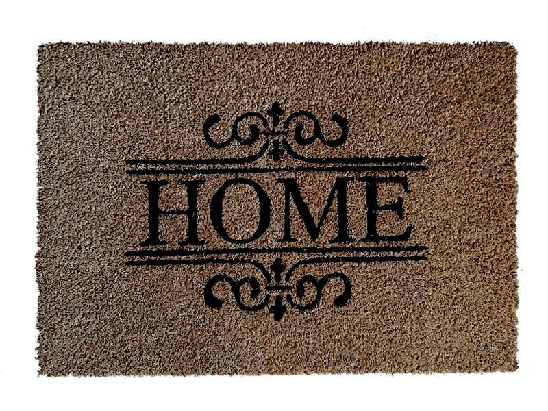 Giz Home Koko Kapı Paspası 40X60 Nakışlı Home Ferforje
