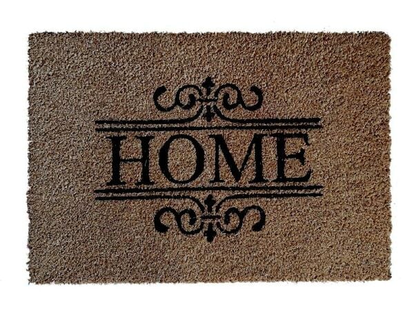 Giz Home Koko Kapı Paspası 40X60 Nakışlı Home Ferforje