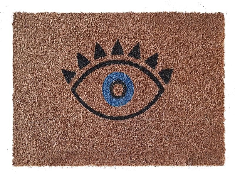 Giz Home Koko Kapı Paspası 40X60 Mavi Göz