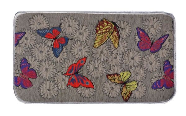 Giz Home Tapetto Paspas 50X80 Gri Kelebek