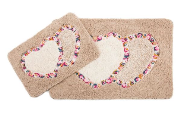 Giz Home Tessa Klozet Takımı 2'Li Heart Beige