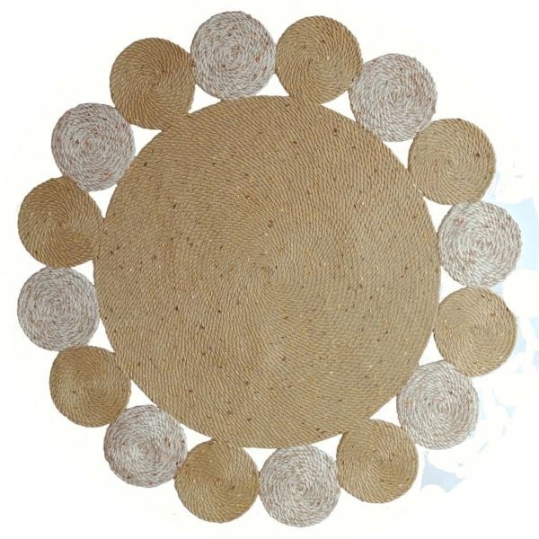 Giz Home June Jüt Halı 90X90 JN103