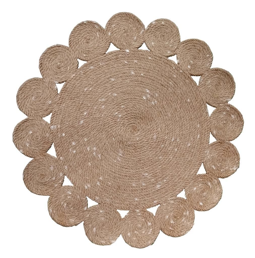 Giz Home June Jüt Halı  120X120 JN111