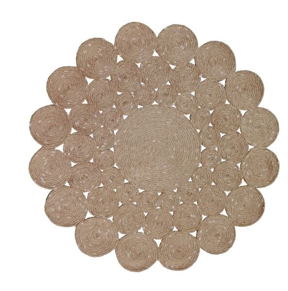 Giz Home June Jüt Halı  120X120 JN113