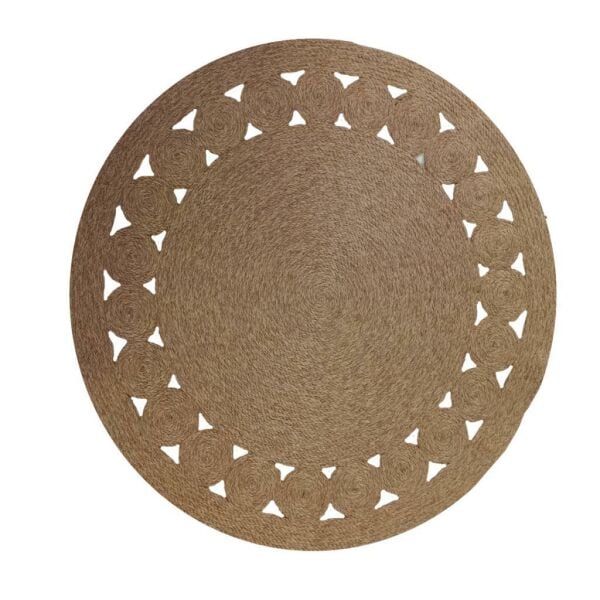 Giz Home June Jüt Halı  90X90 JN108