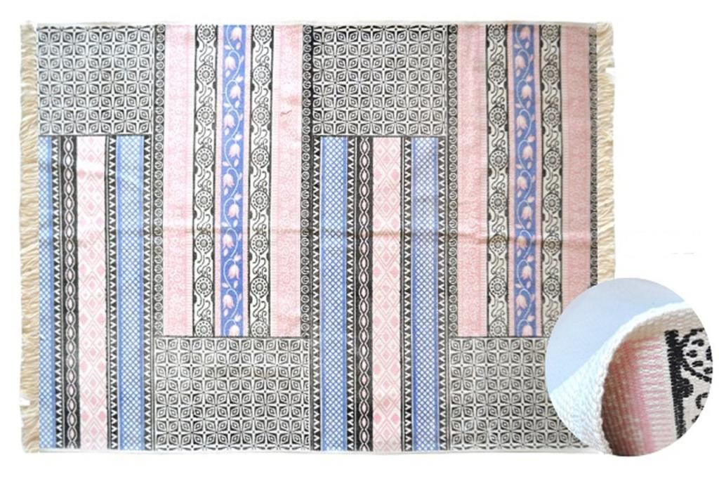 Giz Home Etnik Pamuklu Kilim 120X180 Pembe